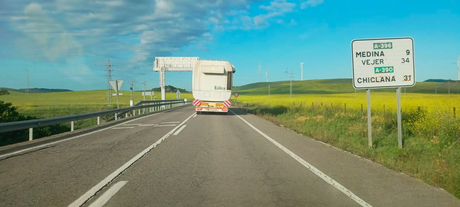 Normativa de gálibo en carreteras nacionales