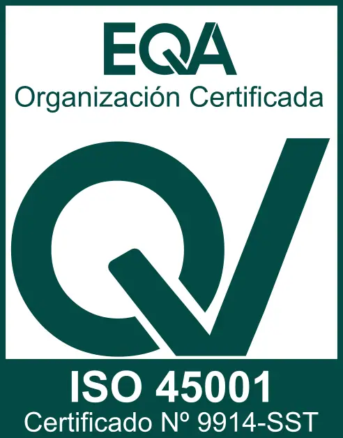 Certificado ISO 45001 EQA